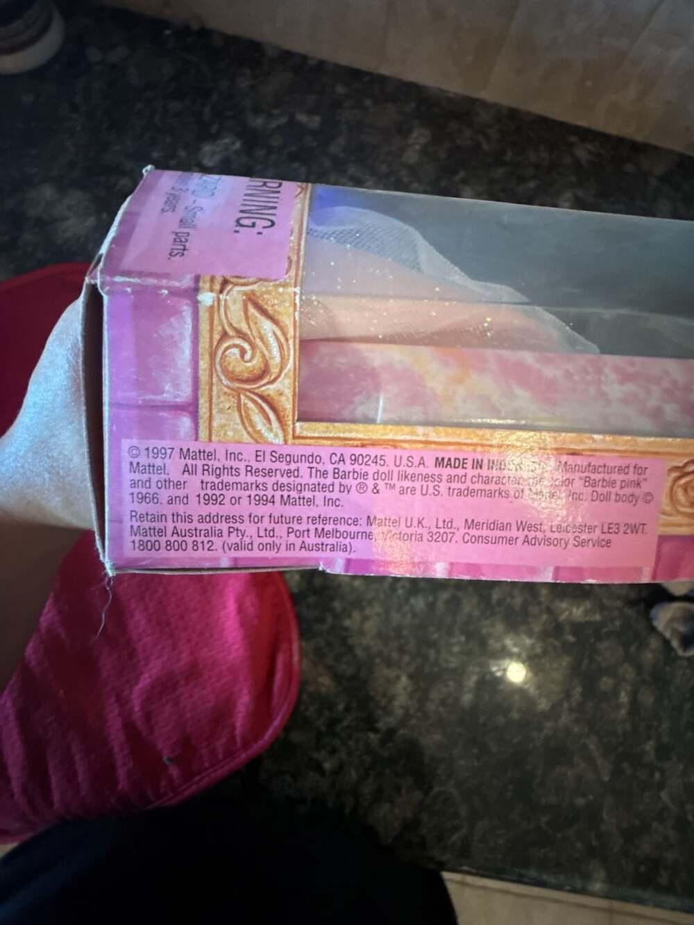 1997 Mattel Rapunzel Barbie Doll in Original Box - Picture 3 of 3